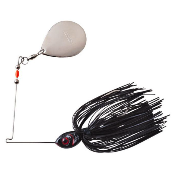 Booyah Single Colorado 3/8oz Spinnerbait. Black