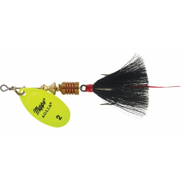 Mepps Aglia Dressed Size 2 1/6oz Silver Tiger