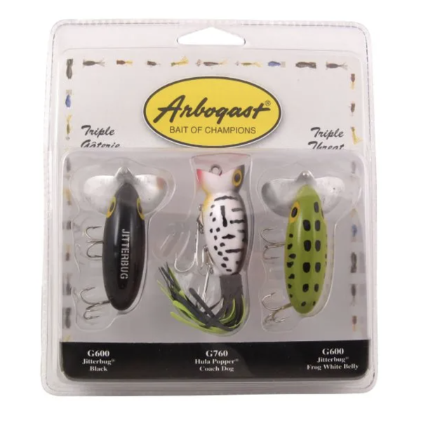 Arbogast Triple Threat 3-pack