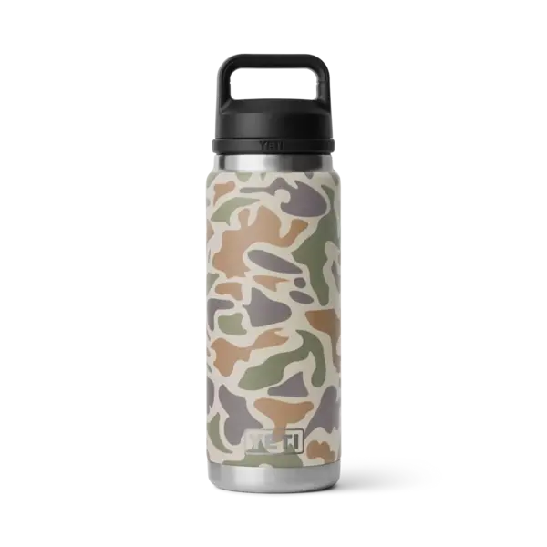 Yeti Rambler 532mL Bottle w/Chug Cap.Tan Camo