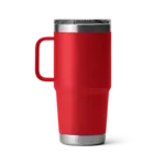 Yeti Rambler 591mL Travel Mug w/Stronghold Lid. Rescue Red