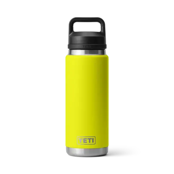 Yeti Rambler 769mL Bottle w/Chug Cap.  Firefly Yellow