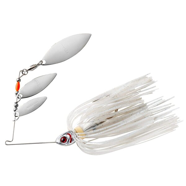 Booyah Mini Shad Spinnerbait 3/16oz Chrome Pearl Shiner