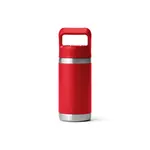 Yeti Yeti Rambler Jr 355mL Kids Water Bottle w/Color Match Straw Cap. Canyon Red
