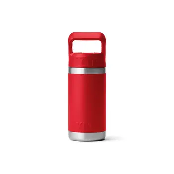 Yeti Yeti Rambler Jr 355mL Kids Water Bottle w/Color Match Straw Cap. Canyon Red
