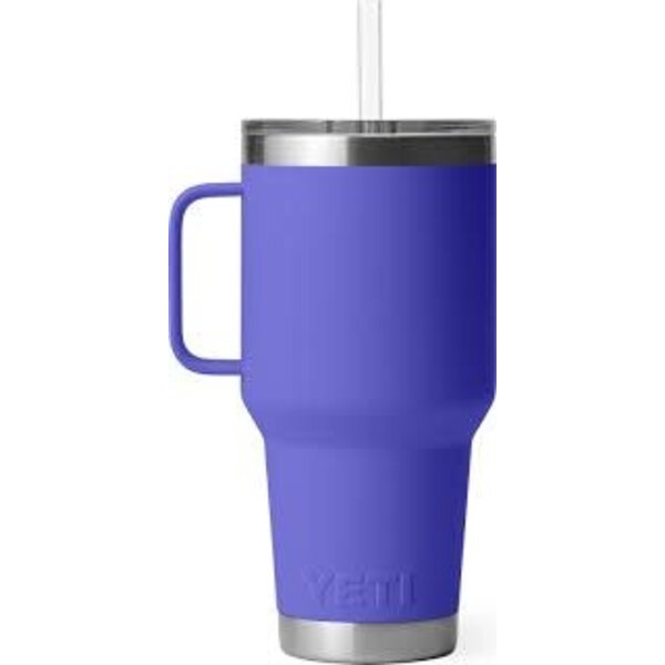 Yeti Rambler 1L Straw Mug w/Straw Lid. Ultramarine Violet