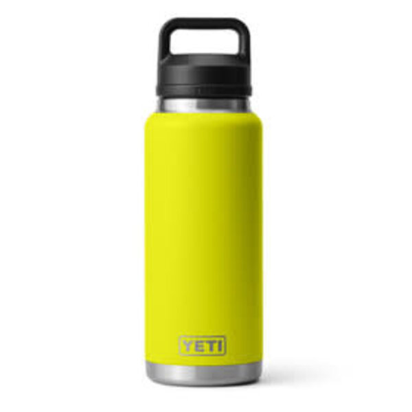 Yeti Rambler 1L Bottle w/Chug Cap. Firefly Yellow