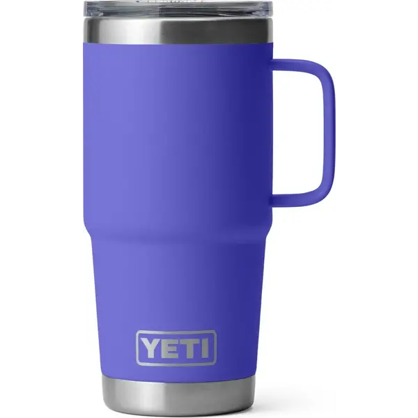 Yeti Rambler 887mL Travel Mug w/Stronghold Lid. Big Sky Blue