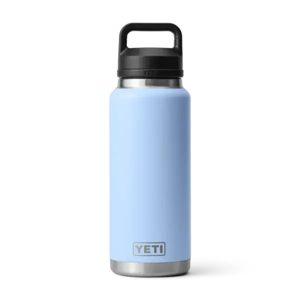 Yeti Rambler 1L Bottle w/Chug Cap. Big Sky Blue