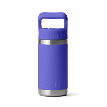 Yeti Rambler Jr 355mL Kids Water Bottle w/Color Match Straw Cap. Ultramarine Violet