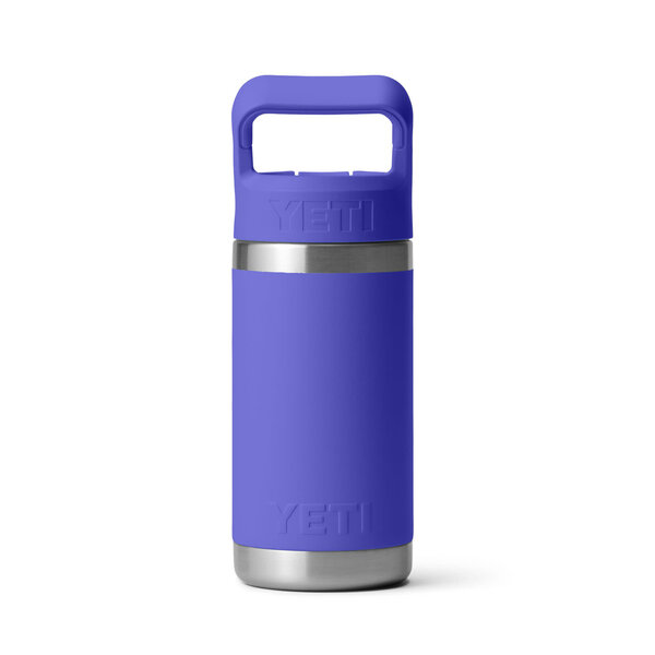 Yeti Rambler Jr 355mL Kids Water Bottle w/Color Match Straw Cap. Ultramarine Violet