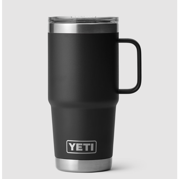 Yeti Rambler 591mL Travel Mug w/Stronghold Lid. Black