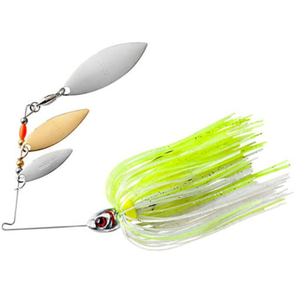 Booyah Mini Shad Spinnerbait 3/16oz Chart/Silver Chhart