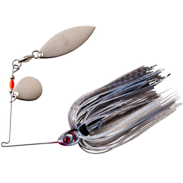 Booyah Tandem Blade Spinnerbait. Silver Shad/Silver 3/8oz