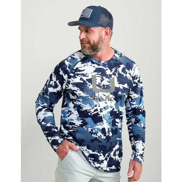 Huk Icon KC Printed LS Crew