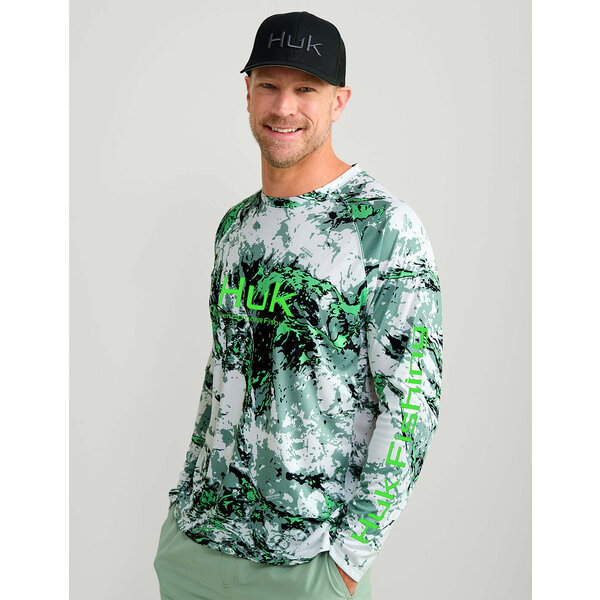 Huk Icon KC Printed LS Crew