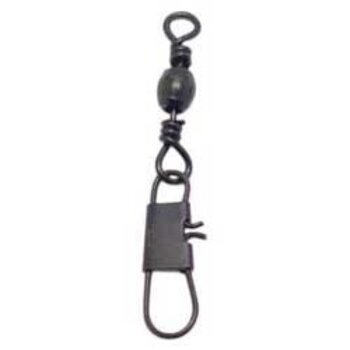 Compac Black Barrel Swivels w/Interlock Snap Size 14 10-pk