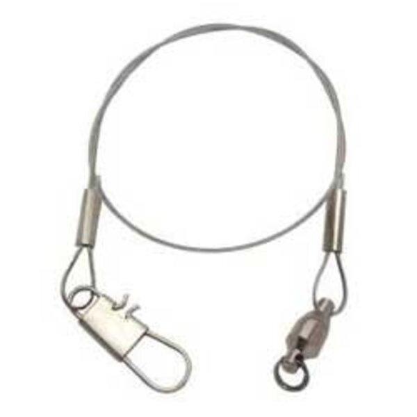 Compac Wire Wound Ball Bearing 30lb Leader. 12" 3-pk