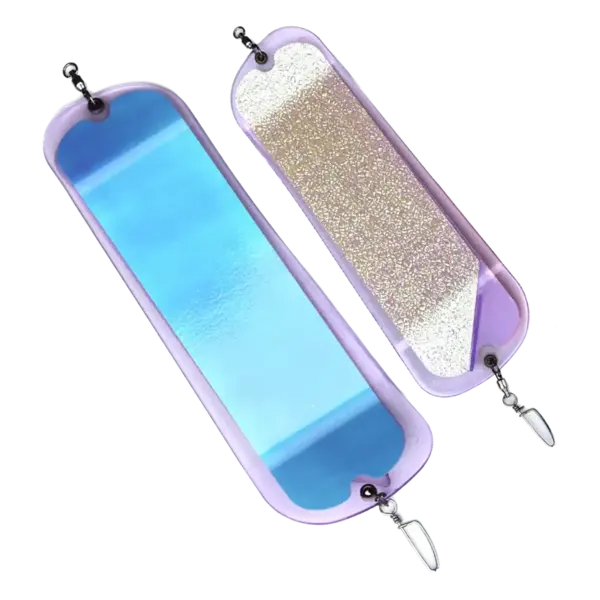 O'ki Tackle Big Shooter 360 Flasher. Jellyfish UV Purple/Moonjelly