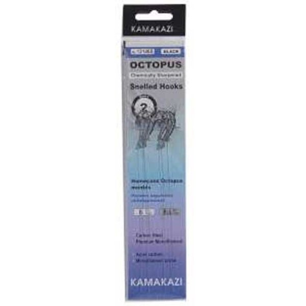 Kamakazi Baitholder Snelled Carbon Hooks Size 4 10/pk