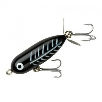 Heddon Baby Torpedo 2-1/2" Black Shore Minnow