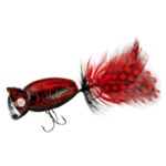 Arbogast Hula Popper 2.0 Black Death 2" 3/8oz