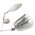 Booyah Tandem Blade Spinnerbait. Pearl White Silver Shad 3/8oz