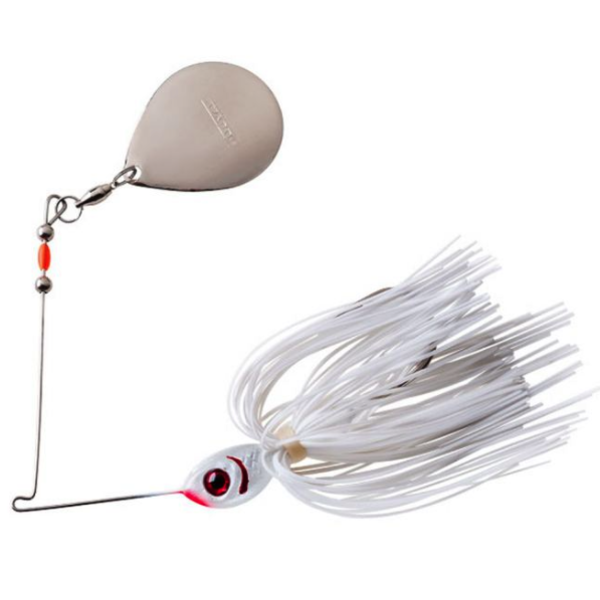 Booyah Single Colorado 3/8oz Spinnerbait. Snow White