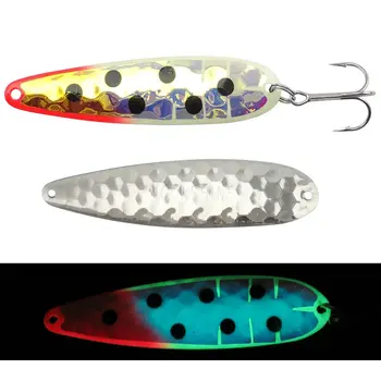 Moonshine Lures Standard Spoon 4" Cobalt Carbon