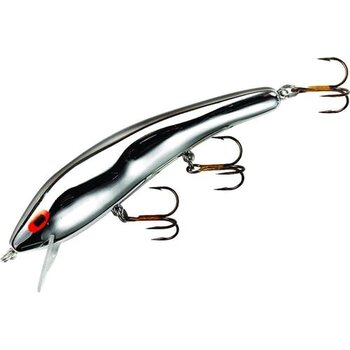 Cotton Cordell Ripplin Red Fin 4-1/2" Chrome Black Back