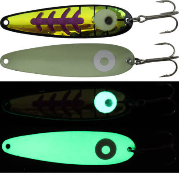 Moonshine Lures Magnum RV Series Raspberry Carbon 5" Spoon
