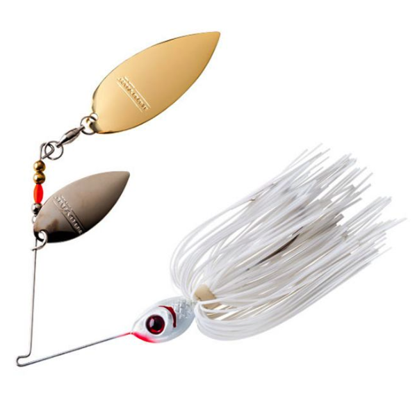Booyah Counter Strike Spinnerbait Snow White 3/8oz