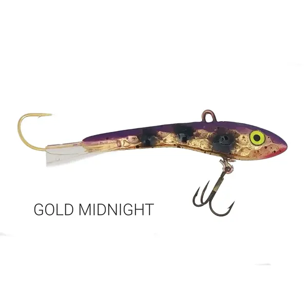 Moonshine Lures Hammered Gold Shiver Minnow 3''