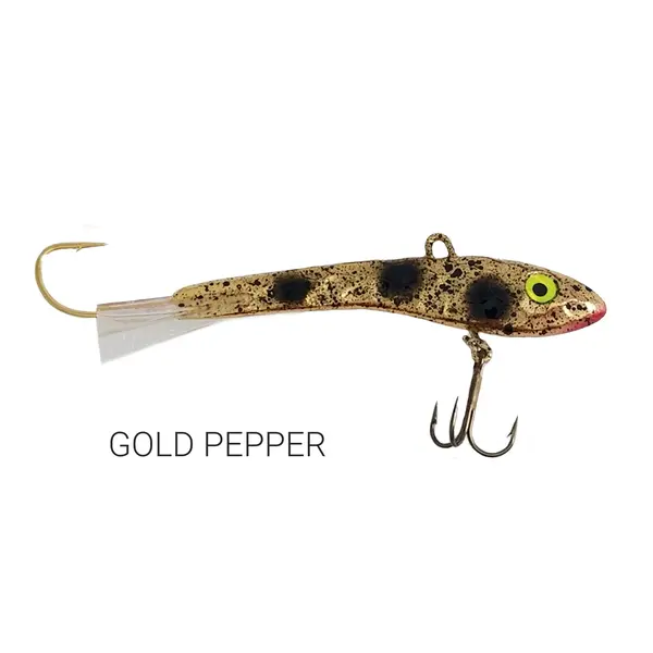 Moonshine Lures Hammered Gold Shiver Minnow 3''