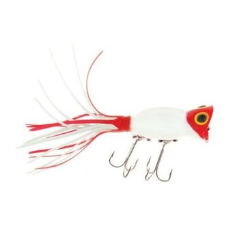 Arbogast Hula Popper 2-1/4" Red Head