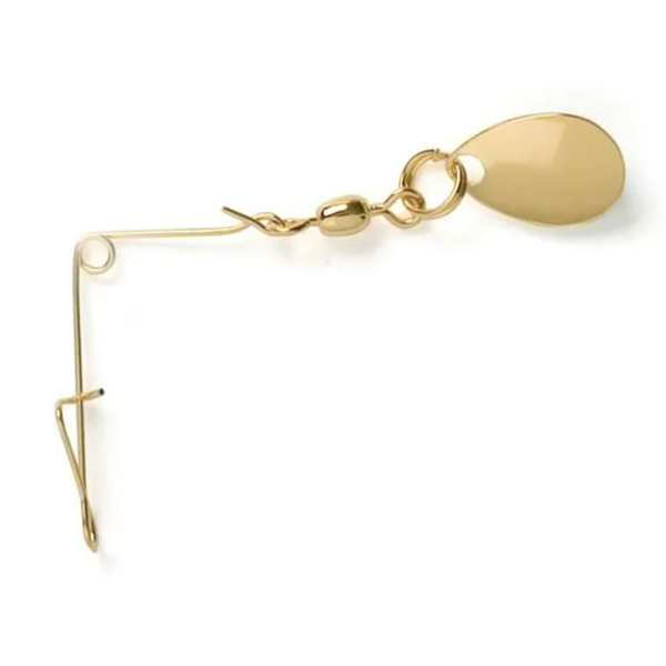 Lindy Jig Spinners Size 3 Gold 2-pk