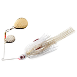 Booyah Tux N Tails 1/2oz Spinnerbait. White/Gold