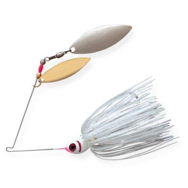 Booyah Double Willow 1/2oz Pearl White Silver Glitter