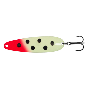 Moonshine Lures Magnum Glow Bloody Nose 5" Spoon