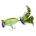 Arbogast Hula Popper 2.0 White Zombie 2" 3/8oz