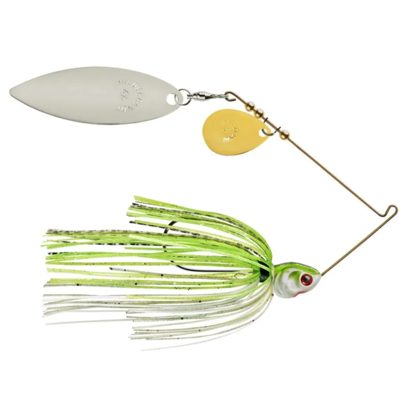 Booyah Covert White Silver Scale/Pearl White Willow Colorado 3/8oz