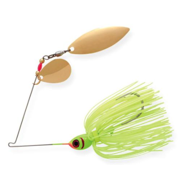 Booyah Tandem Blade Spinnerbait. Chartreuse 1/2oz
