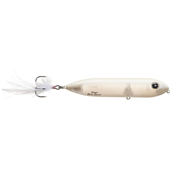 Heddon Feathered Dressed Super Zara Spook. Translucent Bone