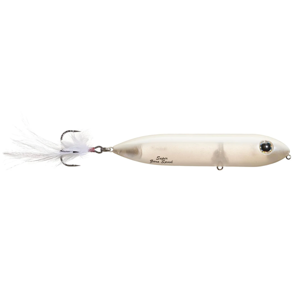 Heddon Feathered Dressed Super Zara Spook. Translucent Bone