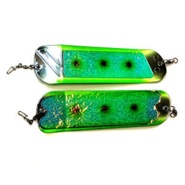 Salmon Candy Flasher 8" Uv Chrome Icon