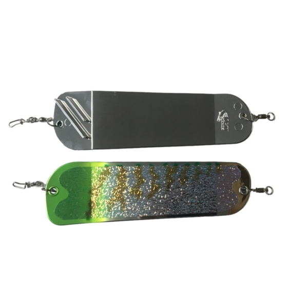 Salmon Candy Salmon Candy Flasher 8" Chrome Lucky Charm UV