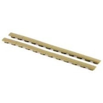 Magpul MLOK Rail Covers 9.50 FDE Rubber Type 1 -2pr