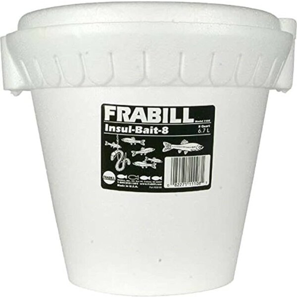 Frabill Foam Bait Bucket 8Qt