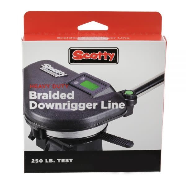 Scotty Scotty Heavy Duty Braided Downrigger Line, 250lb Test 200ft