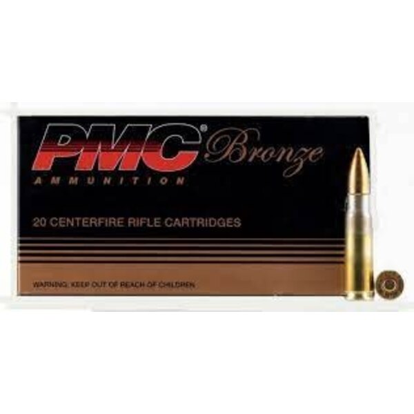 PMC PMC 762A Bronze Rifle Ammo 7.62X39 FMJ, 123 Grains, 2350 fps, 20, Boxed